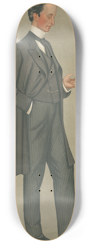 Leslie Matthew Ward - Politicians  Persia and India. The Hon. George Nathaniel Curzon. June 18, 1892 8.25 inch art skate deck