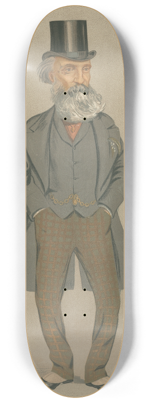 Leslie Matthew Ward - Politicians  Peterborough. Mr. Alpheus Cleophas Morton. 15 June 1873 8.25 inch art skate deck
