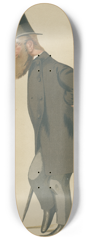 Leslie Matthew Ward - Politicians  Steward. Viscount Midleton. 6 May 1876 8.25 inch art skate deck