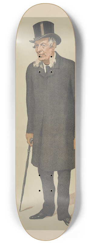 Leslie Matthew Ward - Politicians  The Cape of Good Hope. Sir Henry Barkly. July 9, 1887 8.25 inch art skate deck Leslie Matthew Ward - Politicians  The Cape of Good Hope. Sir Henry Barkly. July 9, 1887 8.25 inch art skate deck