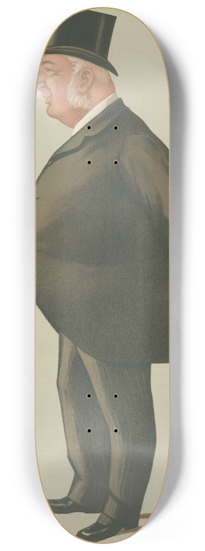 Leslie Matthew Ward - Politicians  the City. Mr. James Cotton. September 5, 1885 8.25 inch art skate deck