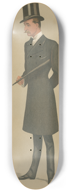 Leslie Matthew Ward - Politicians  Treasurer of the Household. Lord Walter Charles Gordon Lennox. February 27, 1892 8.25 inch art skate deck