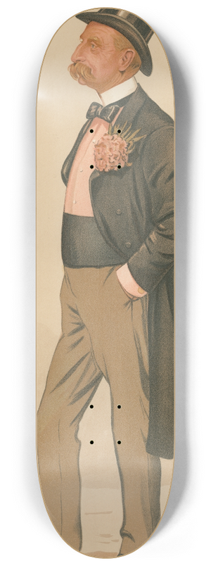 Leslie Matthew Ward - Politicians  West Essex. Col. Amelius Richard Mark Lockwood. 6 September 1894 8.25 inch art skate deck