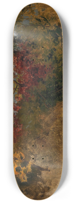 Adolf Ditscheiner - Waldstudie (Bume und Strucher) 8.25 inch art skate deck