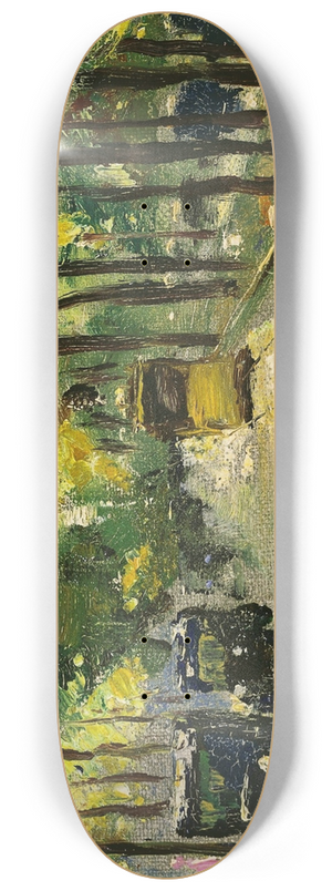 Lesser Ury - Berliner Strae im Sonnenschein 8.25 inch art skate deck