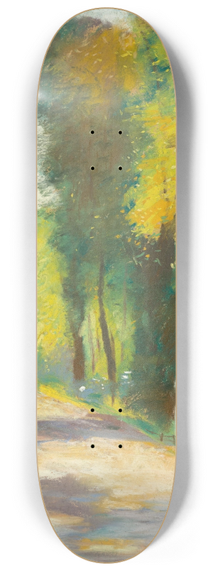 Lesser Ury - Sonniger Parkweg 8.25 inch art skate deck