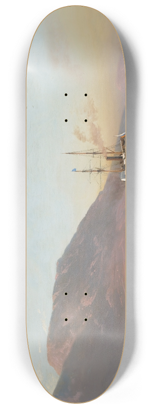 Lev Felixovich Lagorio - The Bay Of Feodosia 8.25 inch art skate deck