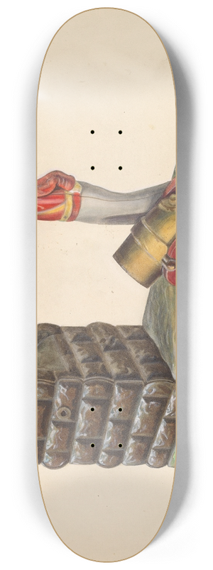 Lew Tower - Cast Iron Toy  Artillery Bank 8.25 inch art skate deck