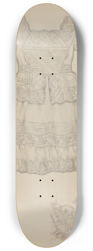 Lillian Causey - Childs Dress 8.25 inch art skate deck