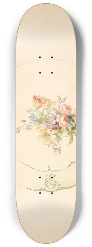 Lilly Walther - Kavand portselantaldrikule 8.25 inch art skate deck
