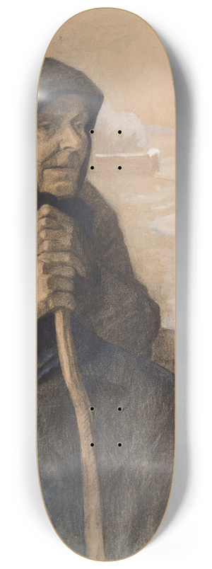 Lilly Walther - Vananaine kepiga 8.25 inch art skate deck