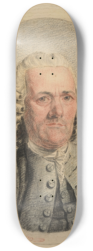 Li Louis Prin-Salbreux - Jacques-Louis Prin, pre de lartiste 8.25 inch art skate deck