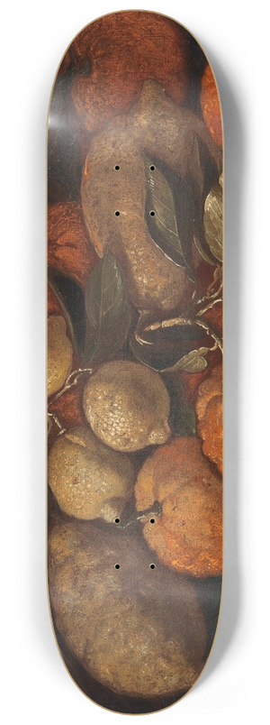 Lionelli - Lemons, oranges and citrons 8.25 inch art skate deck
