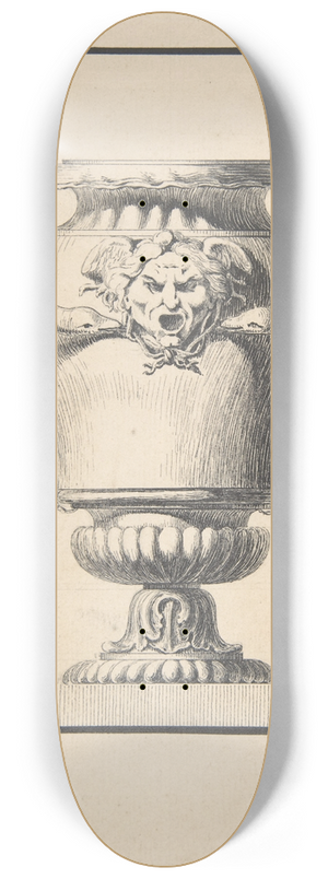 L.N. Percenet - Design for a Vase 8.25 inch art skate deck L.N. Percenet - Design for a Vase 8.25 inch art skate deck