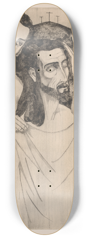 Lodewijk Schelfhout - Christus tussen Johannes de Doper en Maria 8.25 inch art skate deck Lodewijk Schelfhout - Christus tussen Johannes de Doper en Maria 8.25 inch art skate deck