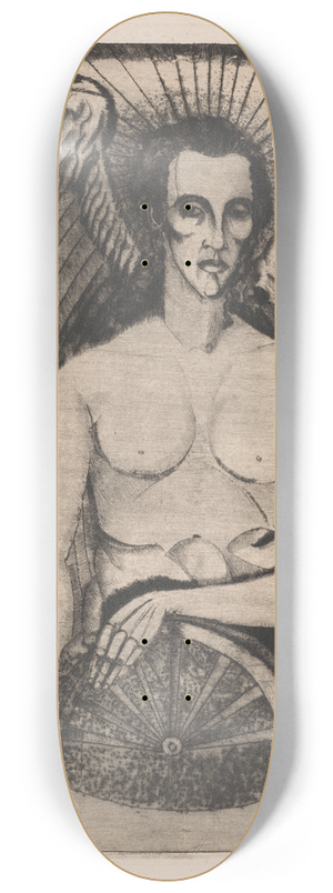 Lodewijk Schelfhout - Engel met wiel 8.25 inch art skate deck Lodewijk Schelfhout - Engel met wiel 8.25 inch art skate deck