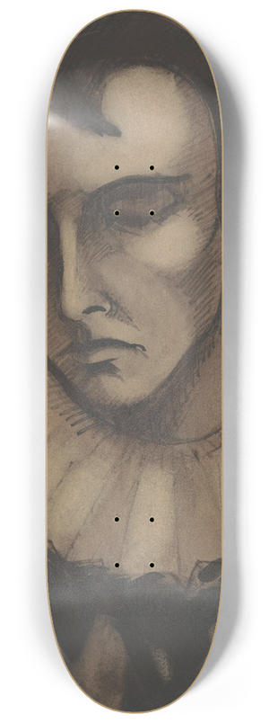Lodewijk Schelfhout - Pierrot 8.25 inch art skate deck