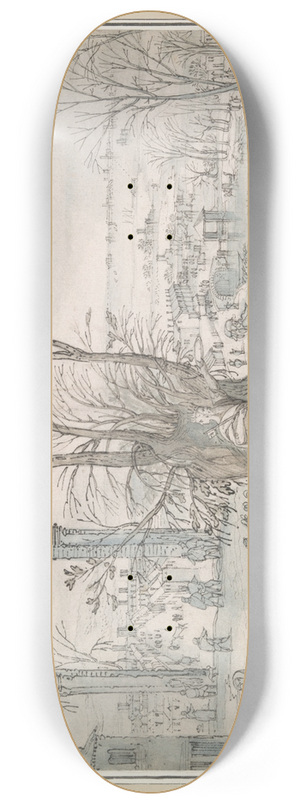 Lodewijk Toeput - Allegory ofWinter 8.25 inch art skate deck