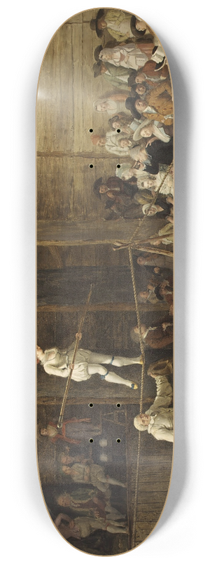 Lonard Defrance - The Rope Dance 8.25 inch art skate deck