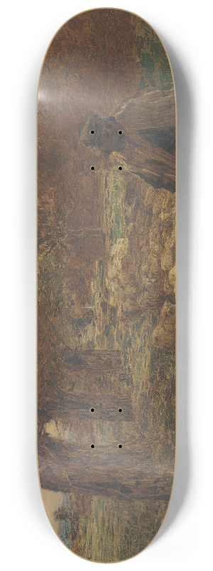 Lon Augustin Lhermitte - Le Berger Et Son Troupeau 8.25 inch art skate deck