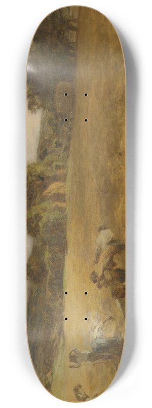 Lon Augustin Lhermitte - Lorage En Moisson 8.25 inch art skate deck