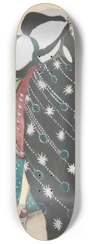 Lon Bakst - Costume Design For Potiphars WifeIn The Legend Of Joseph 8.25 inch art skate deck