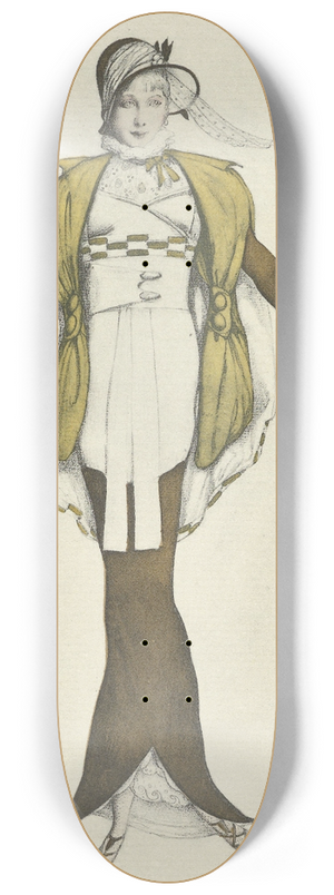 Lon Bakst - PHILOMLE / Robe de Bakst ralise par Paquin 8.25 inch art skate deck