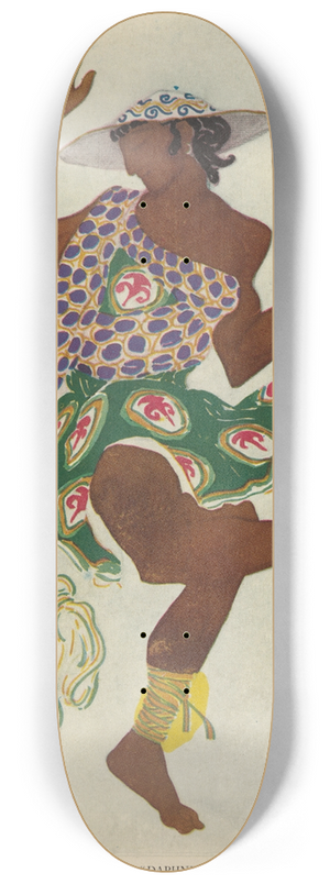 Lon Bakst - Shepherd in Daphnis et Chloe 8.25 inch art skate deck