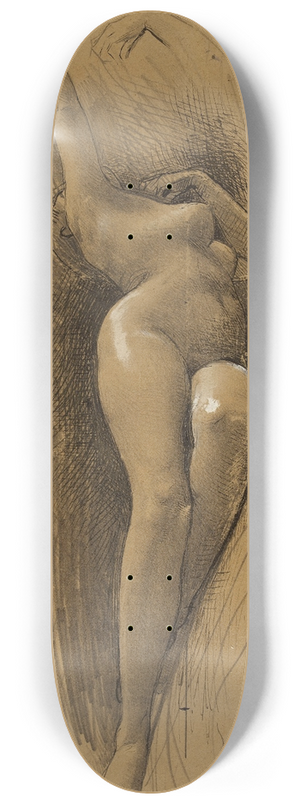 Lon Bonnat - Etude pour LIdal  lHtel de Ville de Paris 8.25 inch art skate deck Lon Bonnat - Etude pour LIdal  lHtel de Ville de Paris 8.25 inch art skate deck