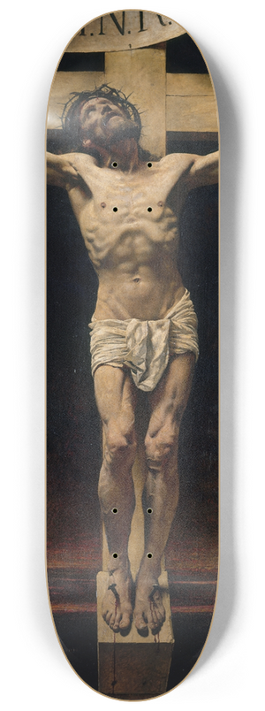 Lon Bonnat - Le Christ en croix 8.25 inch art skate deck