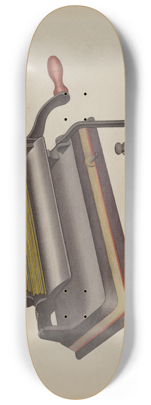 Lon Cronk - Fluting Iron 8.25 inch art skate deck