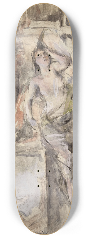 Lon Franois Comerre - La Nuit 8.25 inch art skate deck