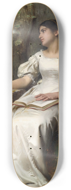 Lon-Jean-Basile Perrault - Meditation 8.25 inch art skate deck