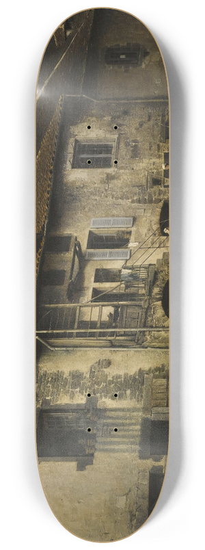 Lon Lgat - Le Village 8.25 inch art skate deck