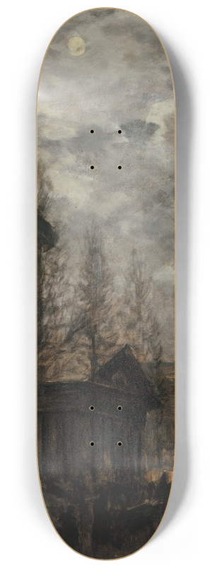 Lon-Pierre Herpin - Sortie de Paris en 1870 (Rotonde de la Villette) 8.25 inch art skate deck