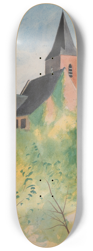 Lon Spilliaert - Au temps que Nanette tait perdue pl. 2 8.25 inch art skate deck