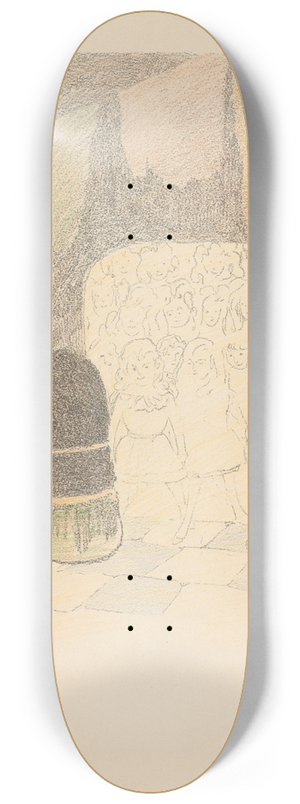 Lon Spilliaert - Les Serres Chaudes 5 8.25 inch art skate deck