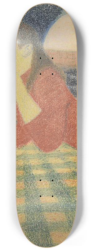 Lon Spilliaert - Leunende vrouw 8.25 inch art skate deck
