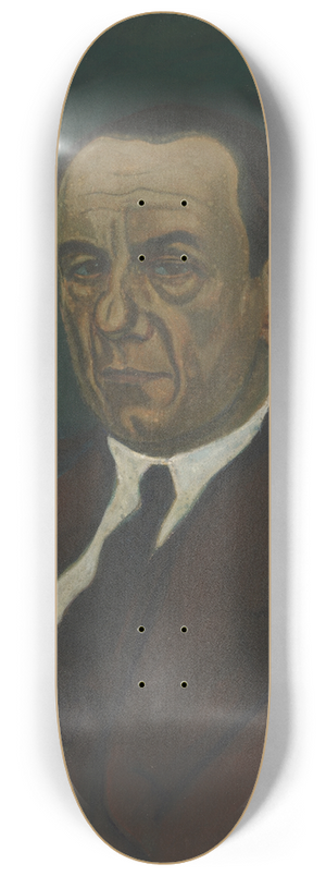 Lon Spilliaert - Portret van Henri Vandeputte 8.25 inch art skate deck Lon Spilliaert - Portret van Henri Vandeputte 8.25 inch art skate deck