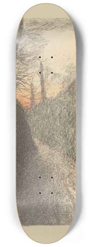 Lon Spilliaert - Sites Brabanons 2 8.25 inch art skate deck