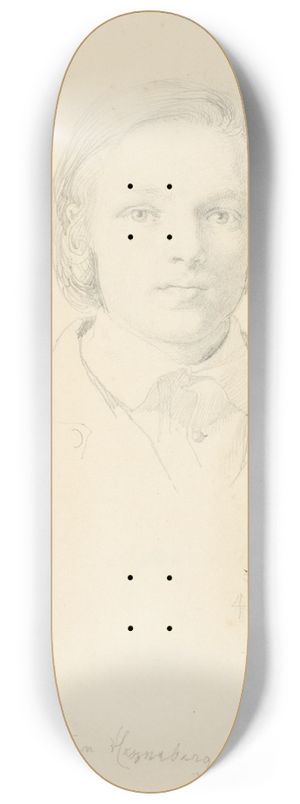 Lorenz Frlich - Portrt af Christian Henneberg 8.25 inch art skate deck