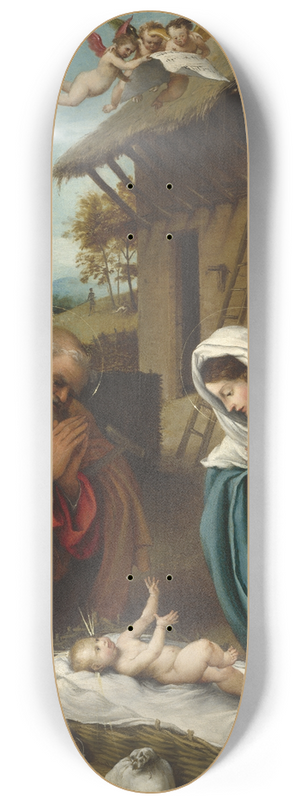 Lorenzo Lotto - The Nativity 8.25 inch art skate deck