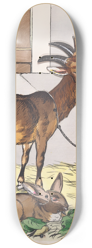 Lothar Meggendorfer - The happy family 8.25 inch art skate deck