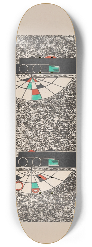 Lothar Schreyer - Geliebte Mutter 8.25 inch art skate deck