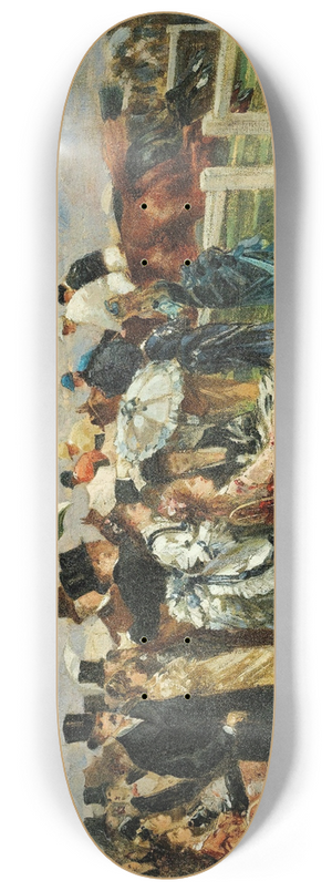 Louis Abel-Truchet - At the races 8.25 inch art skate deck