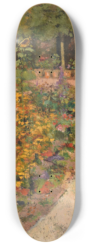 Louis Abel-Truchet - Pergola ; jardin fleuri 8.25 inch art skate deck