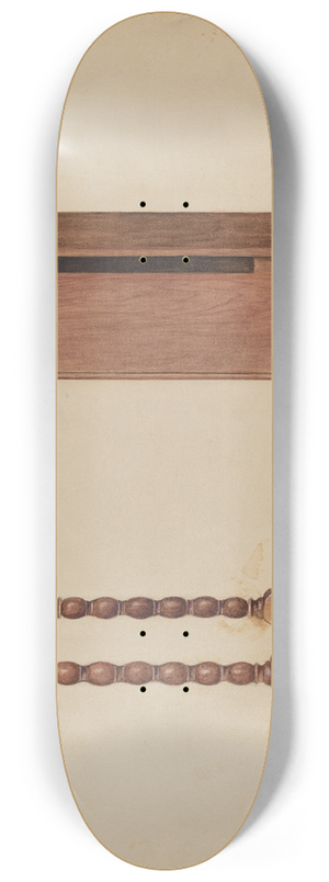 Louis Annino - Tavern Table or Refectory Table 8.25 inch art skate deck