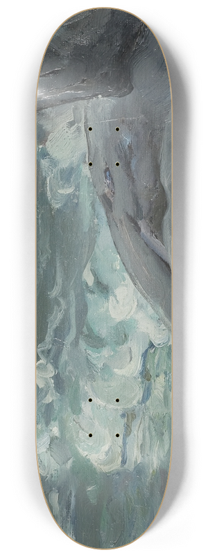 Anna Boberg - Beach. Study from North Norway 8.25 inch art skate deck