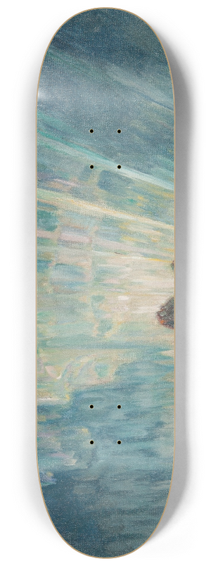 Anna Boberg - Northern Lights.Study from North Norway 8.25 inch art skate deck