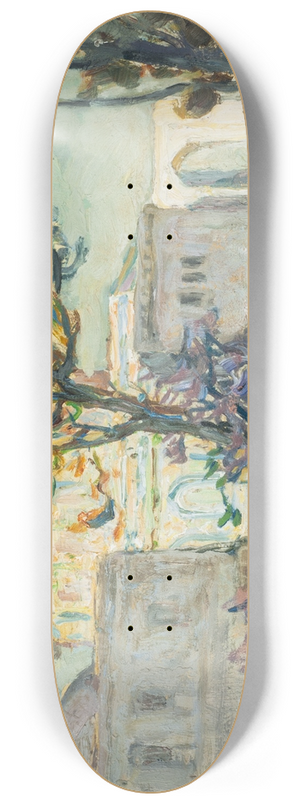 Anna Boberg - View of Jerusalen. Study 8.25 inch art skate deck